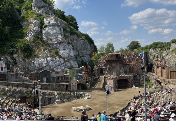 Kulisse am Kalkberg in Bad Segeberg.